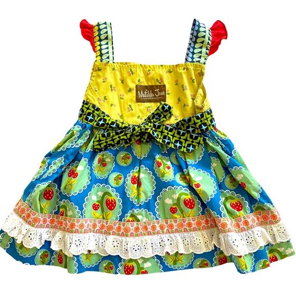 Matilda Jane “Love bug” Knot Top “it’s a wonderful parade collection” size 4 - Picture 3 of 4